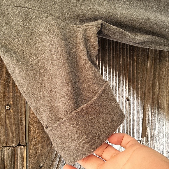 Lauren Ralph Lauren Heather Gray Knit Top Size XL - Picture 3 of 5